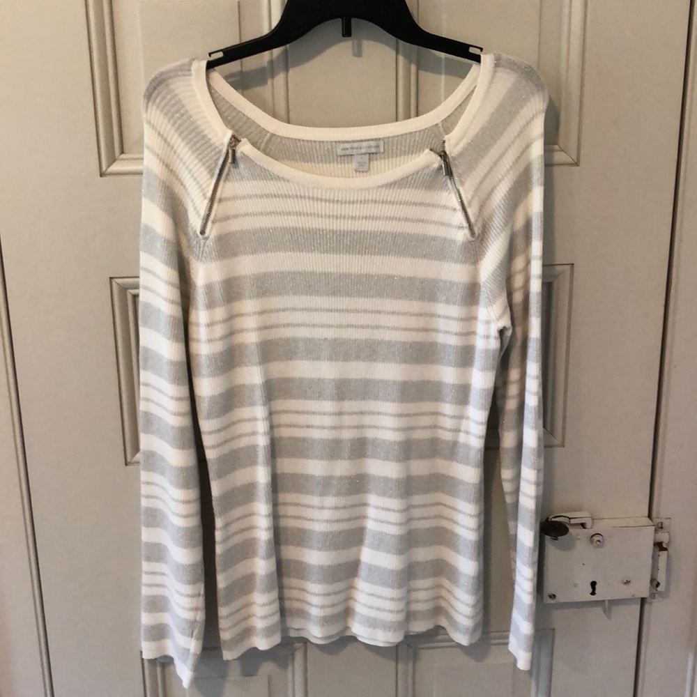 Sparkly Striped Sweater NY&CO
